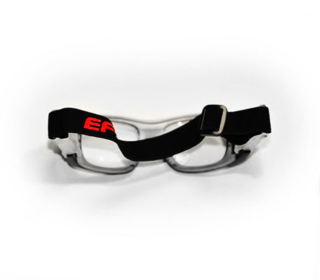 Ef-x serisi spor gözlüğü siyah, arkadan görünüm